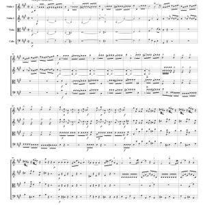 标价非售价 莫扎特 第 29 交响曲 全乐章 官方原版 弦乐四重奏 总谱+分谱 有试听-云音圈