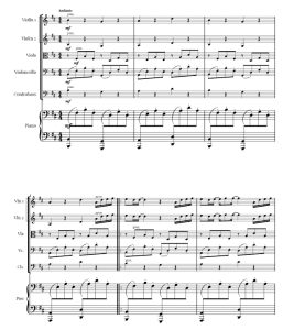 菊次郎的夏天 Summer 弦乐五重奏+钢琴 费尔南德斯官方原版 总谱+分谱 有试听 自动发货-云音圈