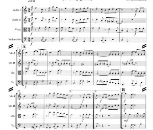 标价非售价 蟑螂之歌 肯尼斯官方原版 弦乐四重奏 总谱+分谱 有试听-云音圈