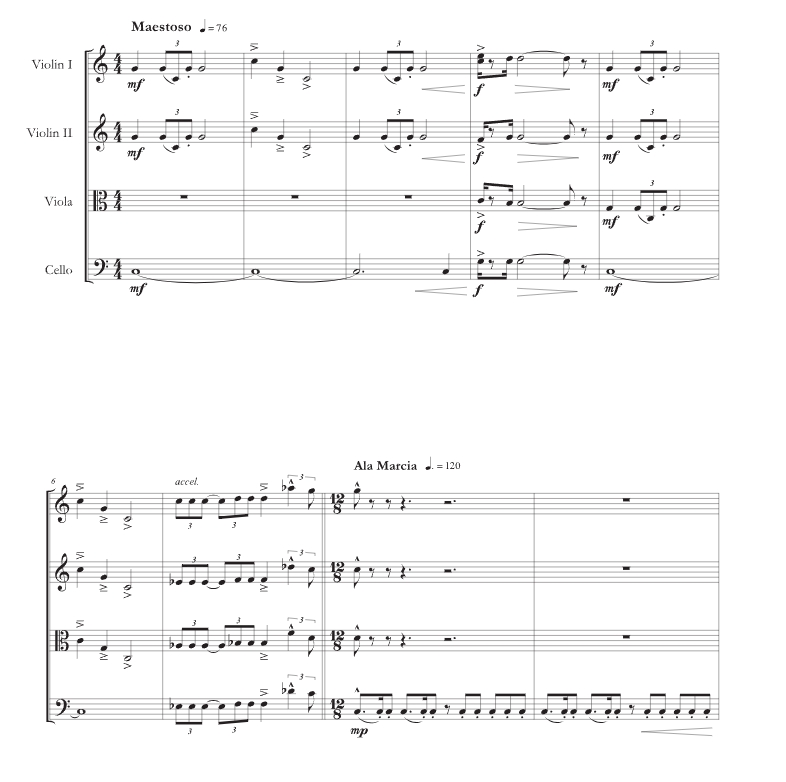 超人 迭戈官方原版 弦乐四重奏 总谱+分谱 有试听