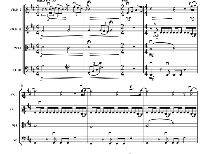 路德 艾莉森官方原版 弦乐四重奏 总谱+分谱 有试听