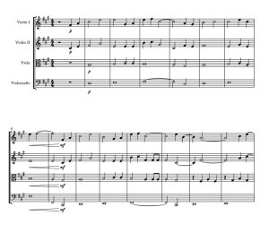 进击的巨人 沉默的呼唤 弦乐四重奏 埃斯特雷京官方原版 总谱+分谱 有试听 自动发货-云音圈