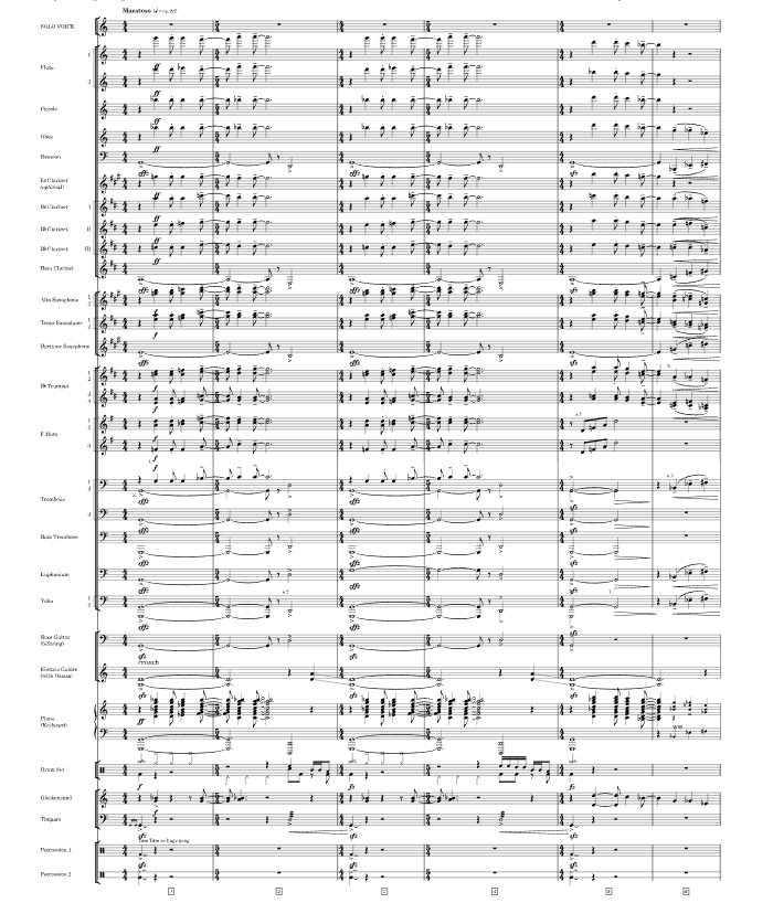 逆天翱翔 斯特凡官方原版 管弦乐 总谱+分谱 有试听