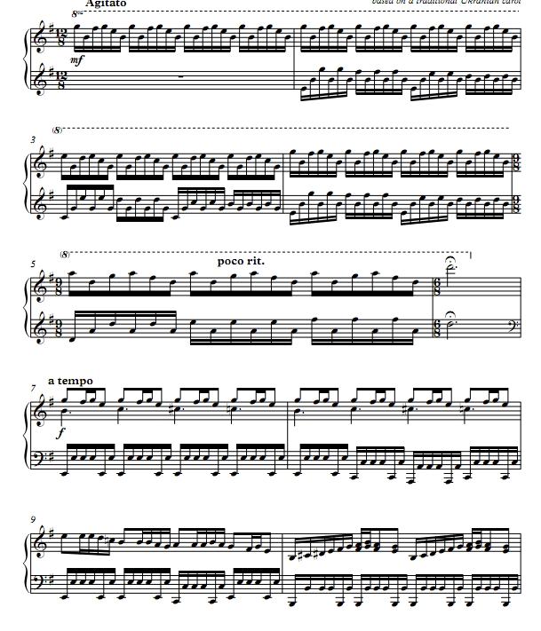 钟声颂歌 希肯官方原版 钢琴独奏 有试听 自动发货