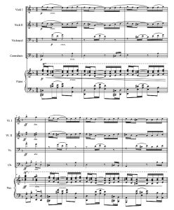 标价非售价 阿多尼斯 斯蒂芬官方原版 弦乐四重奏+钢琴 总谱+分谱 有试听-云音圈