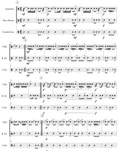 标价非售价 阿波罗一号 打击乐合奏 雷姆科官方原版 总谱+分谱 有试听-云音圈