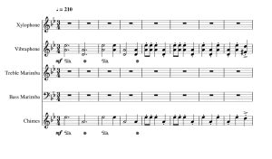 标价非售价 骷髅之舞 打击乐合奏 扎卡里官方原版 总谱+分谱 有试听-云音圈