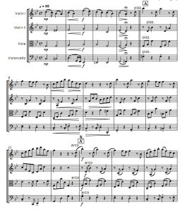 魔女宅急便 弦乐四重奏 总谱+分谱 有试听-云音圈