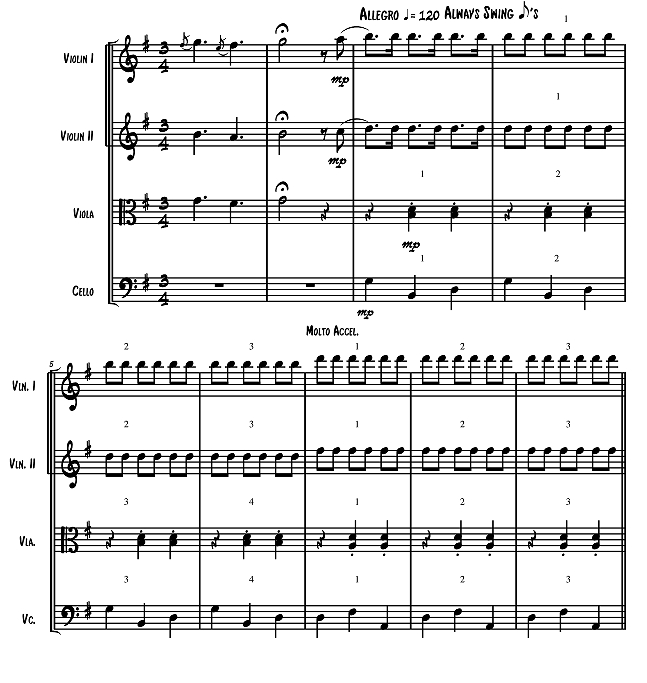 黑姑娘之歌 埃米利亚诺 官方原版 弦乐四重奏 总谱+分谱 有试听