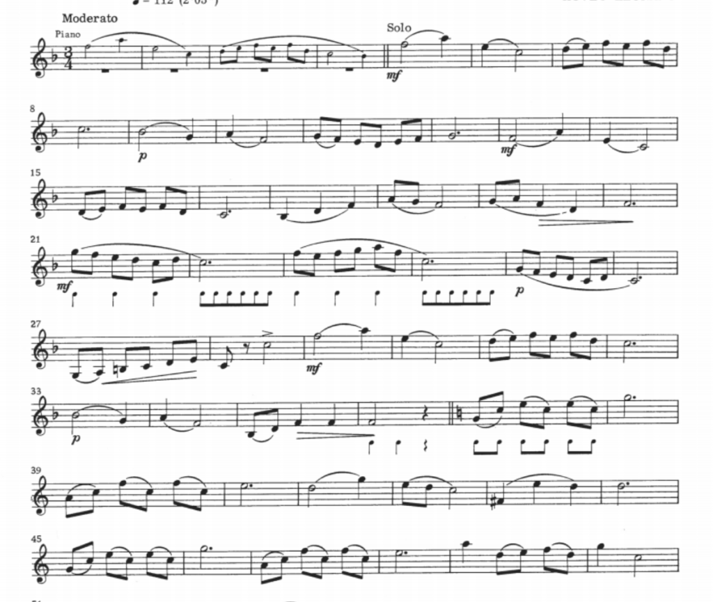 春之歌 Song of spring 单簧管独奏 带伴奏音频  有试听  自动发货