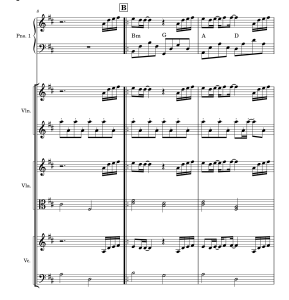 Summer 弦乐重奏+钢琴（主旋律）哈莫尼斯塔斯官方原版 总谱+分谱-云音圈