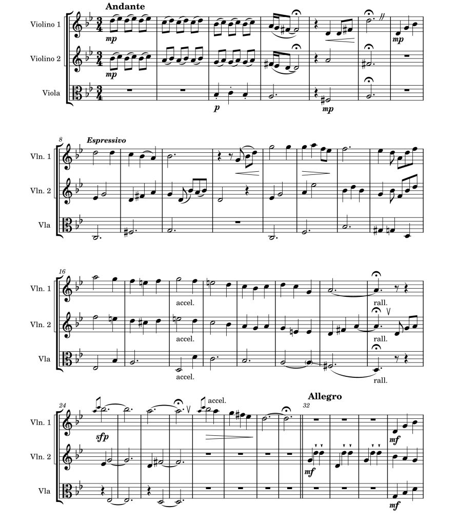 哈尔的移动城堡 双小提琴中提琴 米格尔官方原版 总谱+分谱  有试听  自动发货