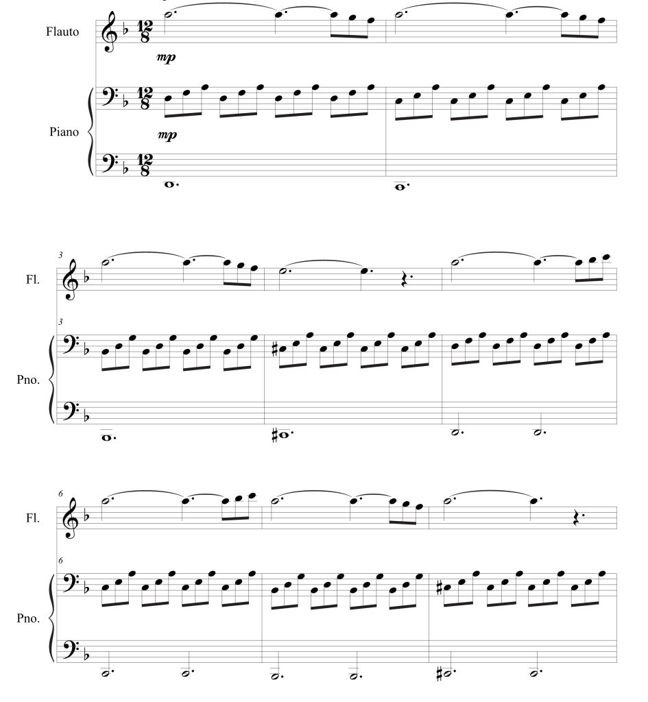 梵高 长笛钢琴 维尔吉尼奥官方原版 总谱+分谱  有试听  自动发货