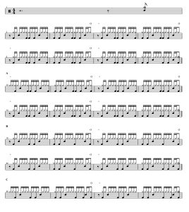 犯罪高手 Smooth Criminal 架子鼓独奏 官方原版  自动发货-云音圈