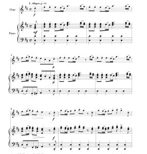 维瓦尔第 四季之春 长笛与钢琴 詹姆斯官方原版 总谱+分谱  有试听  自动发货-云音圈