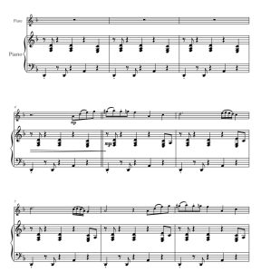 Take Five 长笛钢琴 卡登扎官方原版 总谱+分谱 有试听 自动发货-云音圈