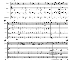 雪橇行 sleigh ride 弦乐四重奏 肯尼斯官方原版 总谱+分谱  有试听  自动发货-云音圈