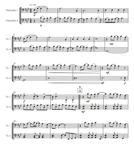 太阳出来了  大提琴二重奏 斯佩克官方原版 总谱+分谱  有试听  自动发货-云音圈