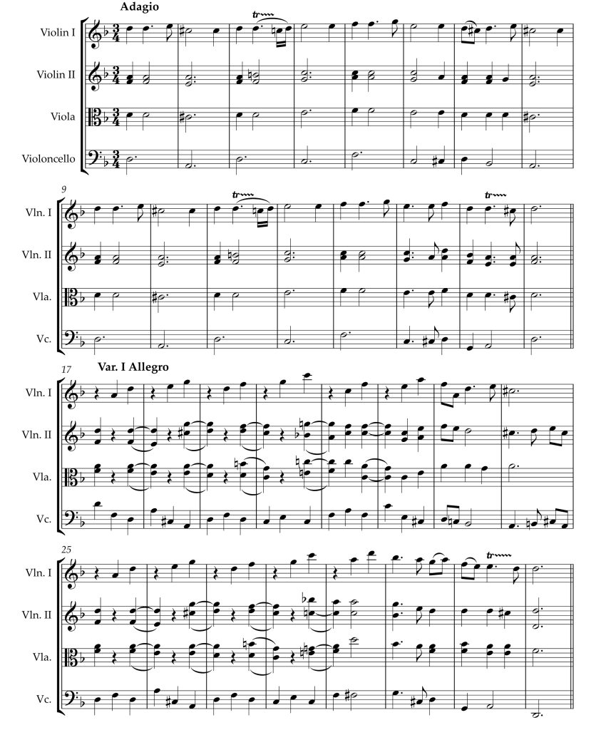 福利亚舞曲 弦乐四重奏 佩伯尔官方原版 总谱+分谱  有试听  自动发货