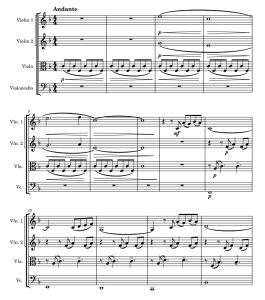 下雨的时候 弦乐四重奏 纳撒尼尔官方原版 总谱+分谱 有试听 自动发货-云音圈