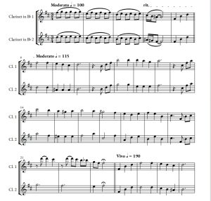 哈尔的移动城堡 Howl's Moving Castle 单簧管二重奏 维埃拉官方原版 总谱+分谱 有试听 自动发货-云音圈