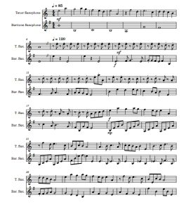 喀秋莎 萨克斯二重奏 总谱+分谱 有试听 自动发货-云音圈