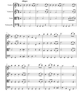 四季之春 简易版 弦乐四重奏  埃伦官方原版  总谱+分谱  有试听  自动发货-云音圈