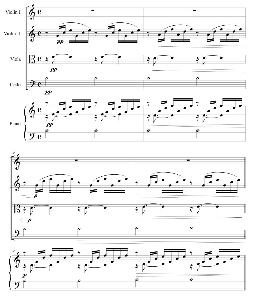 圣母颂 弦乐四重奏+钢琴 詹姆斯官方原版 总谱+分谱  有试听  自动发货