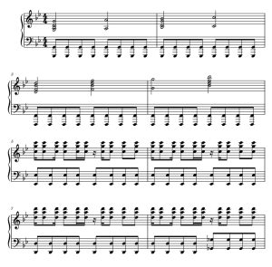 天降男神 钢琴独奏 官方原版 有试听 自动发货-云音圈