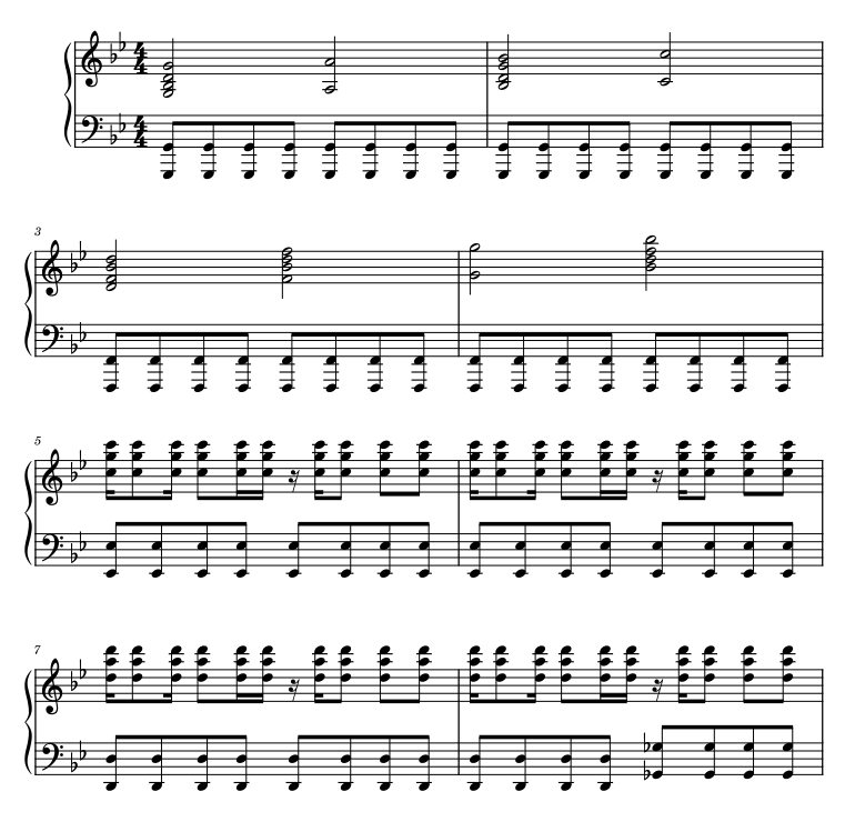 天降男神 钢琴独奏 官方原版 有试听 自动发货