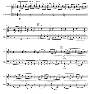 帕萨卡利亚 Passacaglia 小提琴大提琴 潘氏官方原版 总谱 有试听 自动发货-云音圈