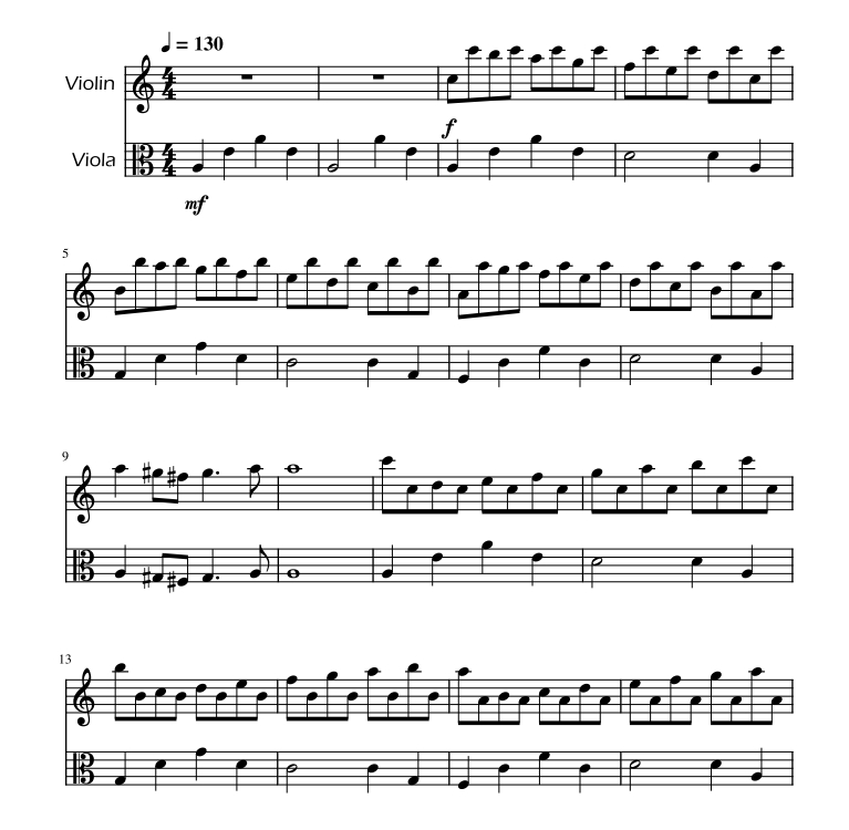 帕萨卡里亚 Passacaglia 小提琴中提琴 努涅斯官方原版 总谱+分谱 有试听 自动发货