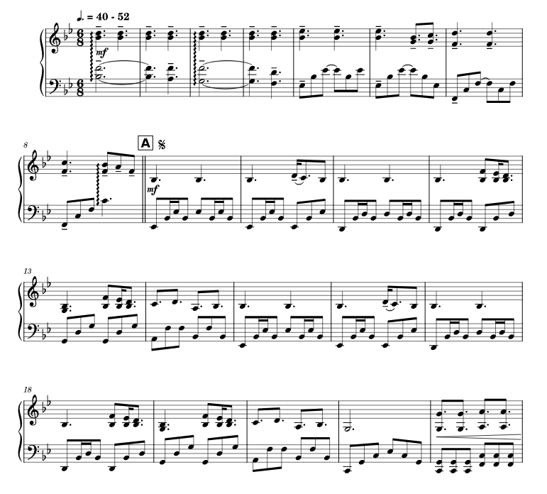 暮光之城 A Thousand Years 马林巴独奏 库阿贡官方原版 有试听 自动发货