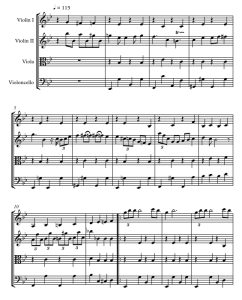 海贼王 宾克斯的美酒 《Binks no Sake》One Piece 弦乐四重奏 弗洛雷斯官方原版 总谱+分谱 有试听 自动发货-云音圈