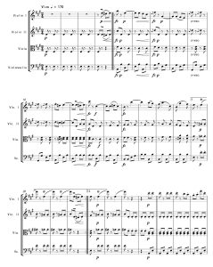 狩猎波尔卡 Auf der Jagd 约翰施特劳斯 弦乐四重奏  总谱+分谱 自动发货-云音圈