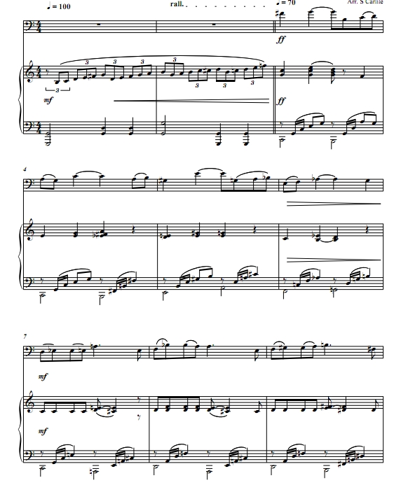 罗密欧与朱丽叶主题曲 大提琴钢琴 SC官方原版 总谱+分谱 有试听 自动发货