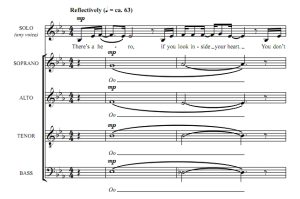 商品为SATB 四声部合唱线谱 英雄 hero 混声合唱线谱 亚伦詹森版 有试听 自动发货-云音圈
