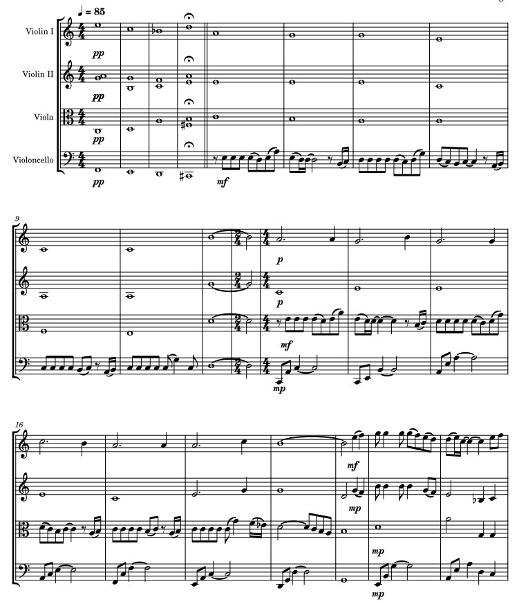 那个夏天 One Summer's Day 弦乐四重奏 雅典娜弦乐团官方原版 总谱+分谱 有试听 自动发货