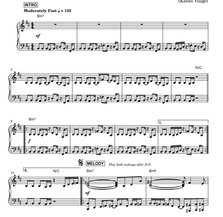 黄金之风 钢琴独奏 官方原版 有试听 自动发货