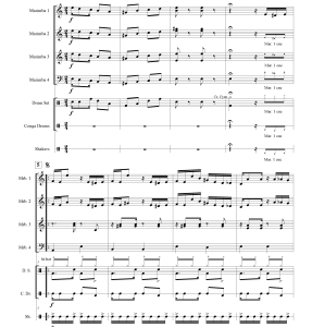 雀鸟 Tico Tico  打击乐合奏 约翰梅官方原版 总谱+分谱  有试听  自动发货-云音圈