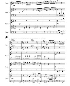 土耳其进行曲 双钢琴八手联弹  有试听  纸质版-云音圈