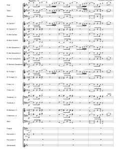 Concerto D'amore 爱的协奏曲 交响管乐队合奏 总谱+分谱  有试听-云音圈