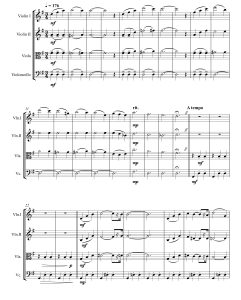 胡桃夹子 花之圆舞曲Dance of the Flowers柴可夫斯基 弦乐四重奏总谱+分谱  有试听-云音圈